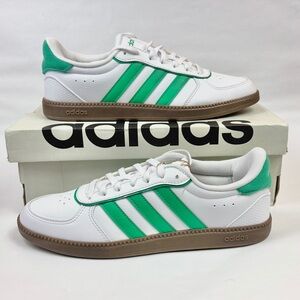 adidas White and Green Sneakers